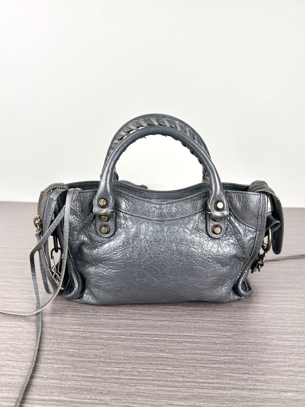 Balenciaga - City Mini - Leather - Grey - (Mini)