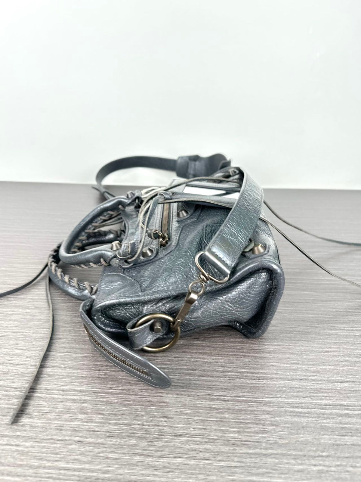 Balenciaga - City Mini - Leather - Grey - (Mini)
