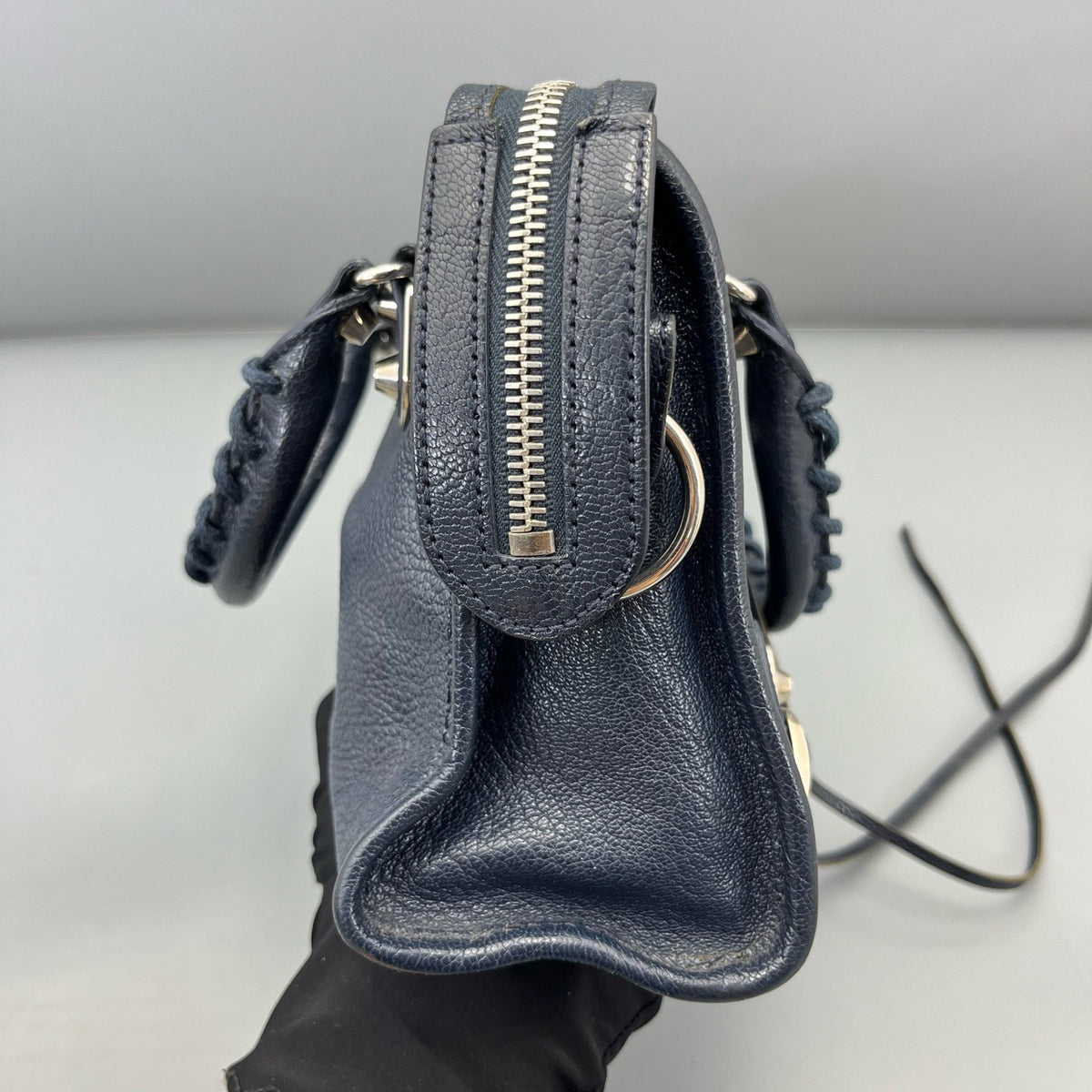 Balenciaga - City Mini - Leather - Navy - (mini)