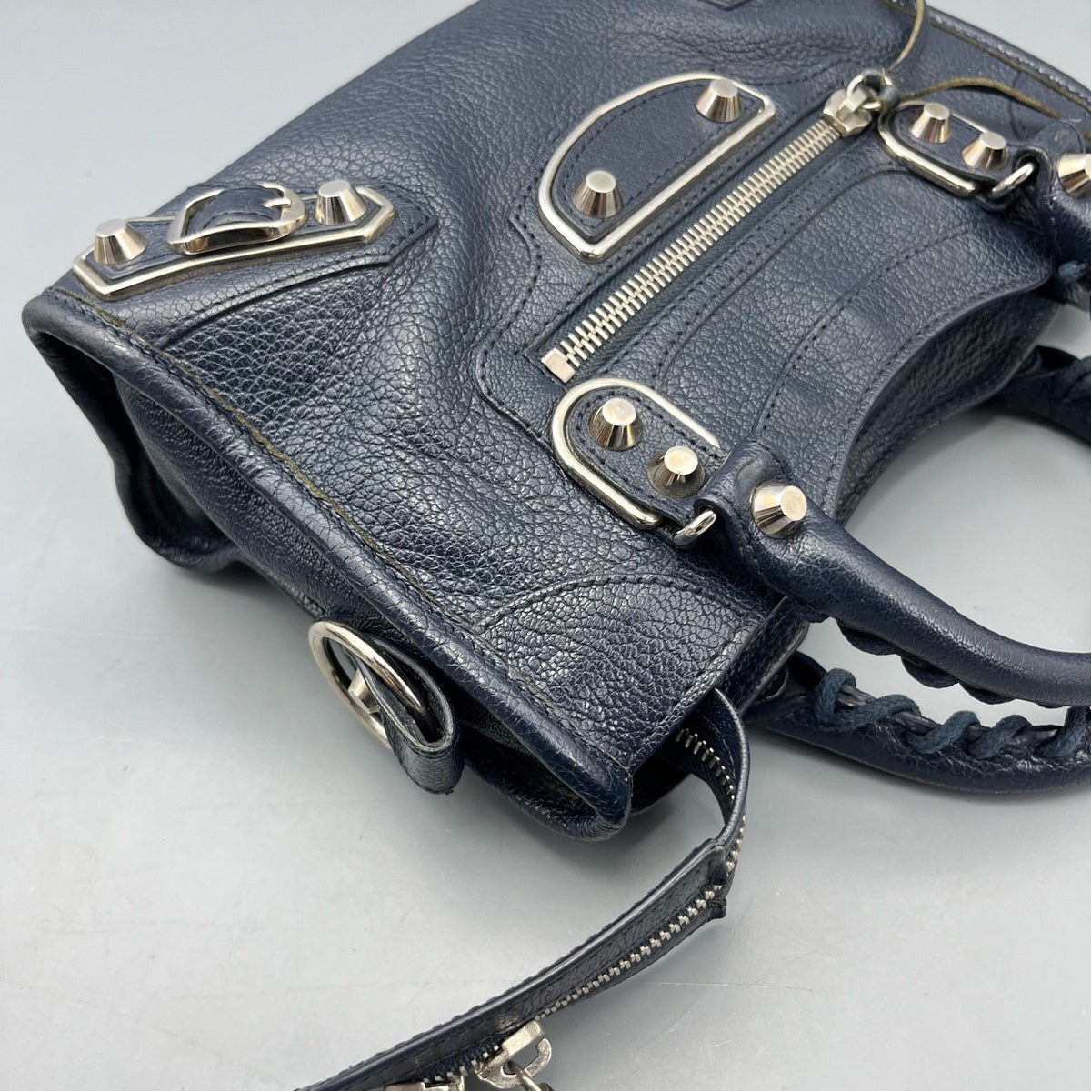 Balenciaga - City Mini - Leather - Navy - (mini)