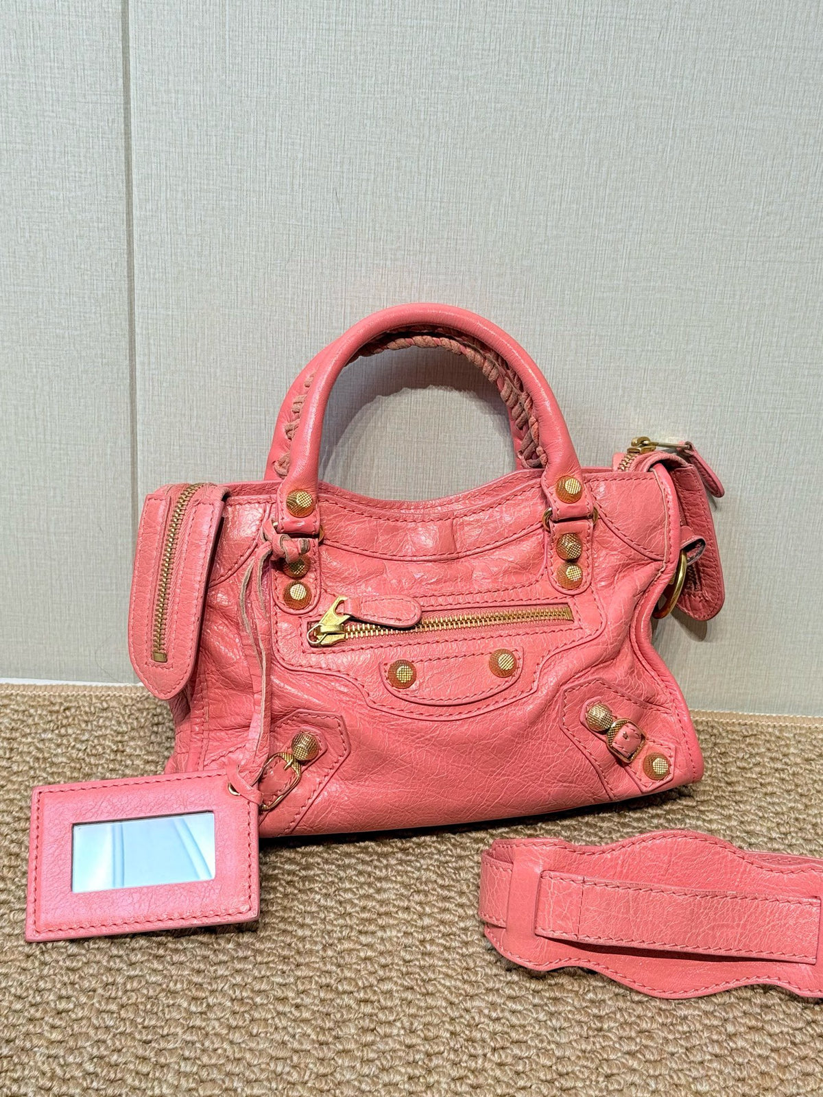 Balenciaga - City Mini - Leather - Pink - (mini)