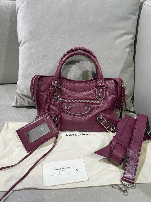 Balenciaga - City Mini - Leather - Purple - (mini)