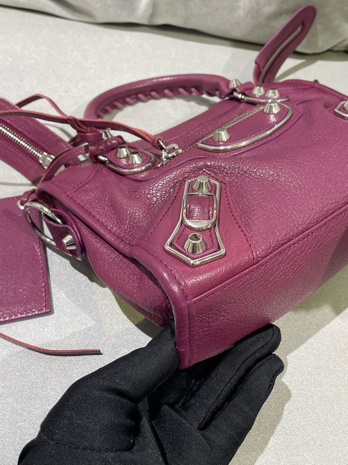 Balenciaga - City Mini - Leather - Purple - (mini)