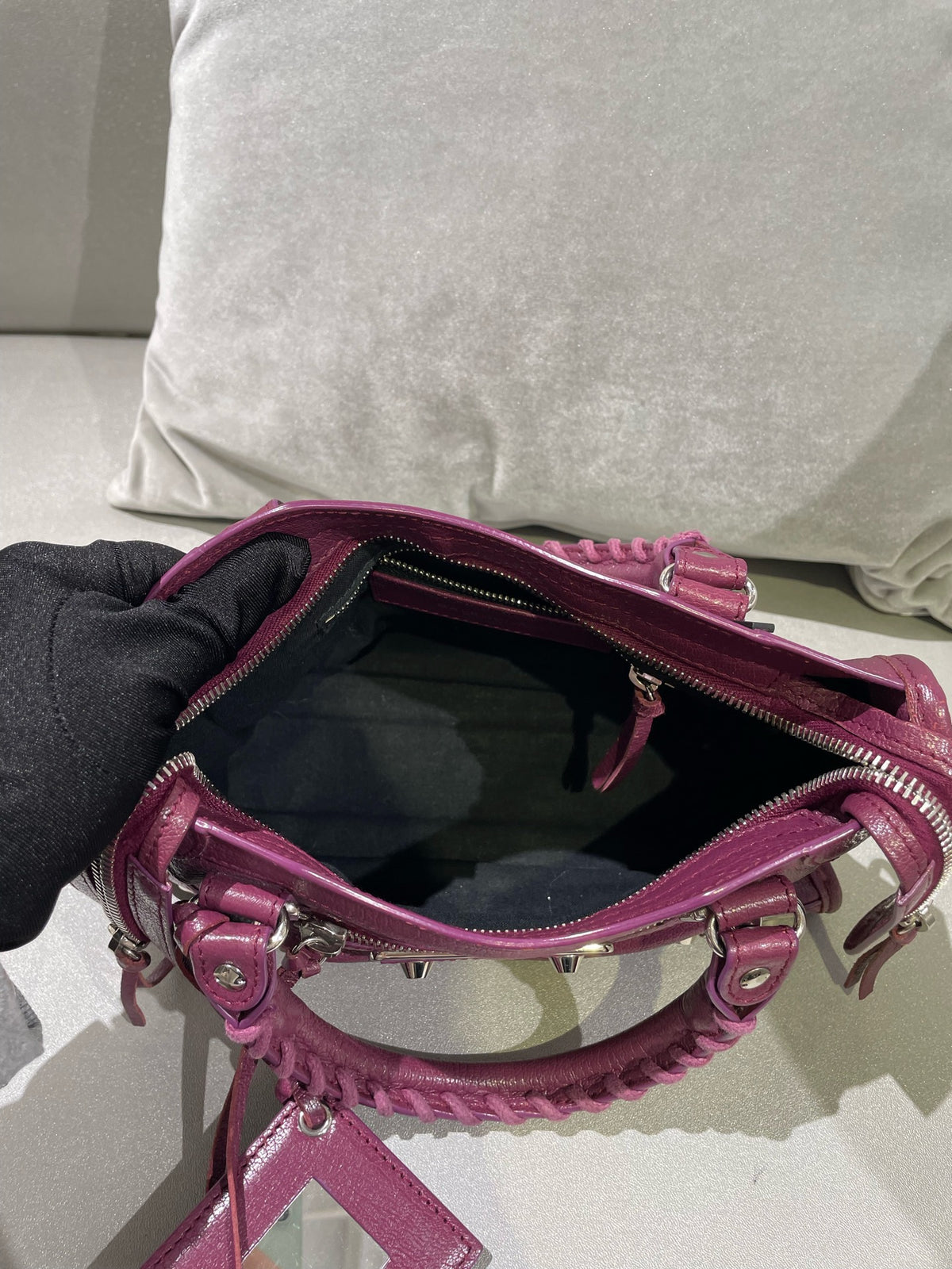 Balenciaga - City Mini - Leather - Purple - (mini)