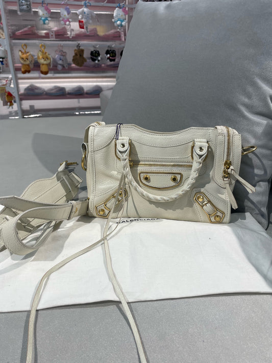 Balenciaga - City Mini - Leather - White - (mini)