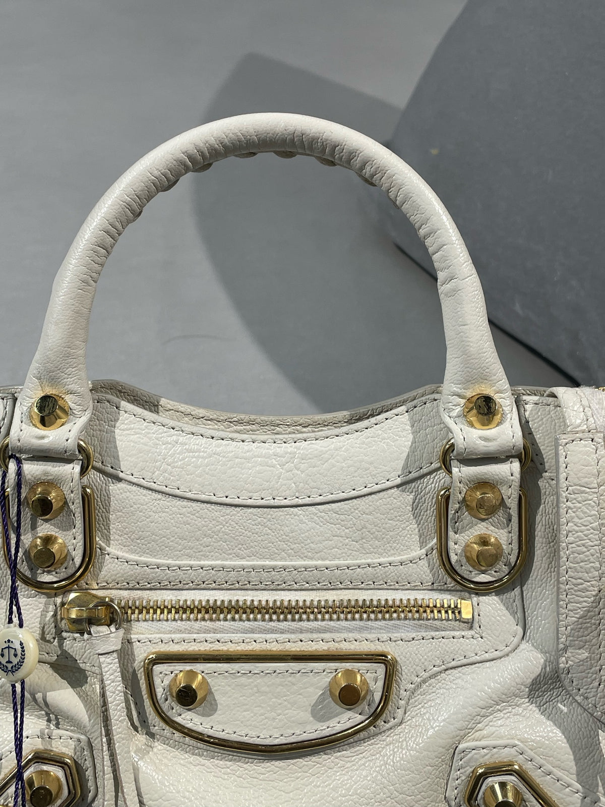 Balenciaga - City Mini - Leather - White - (mini)