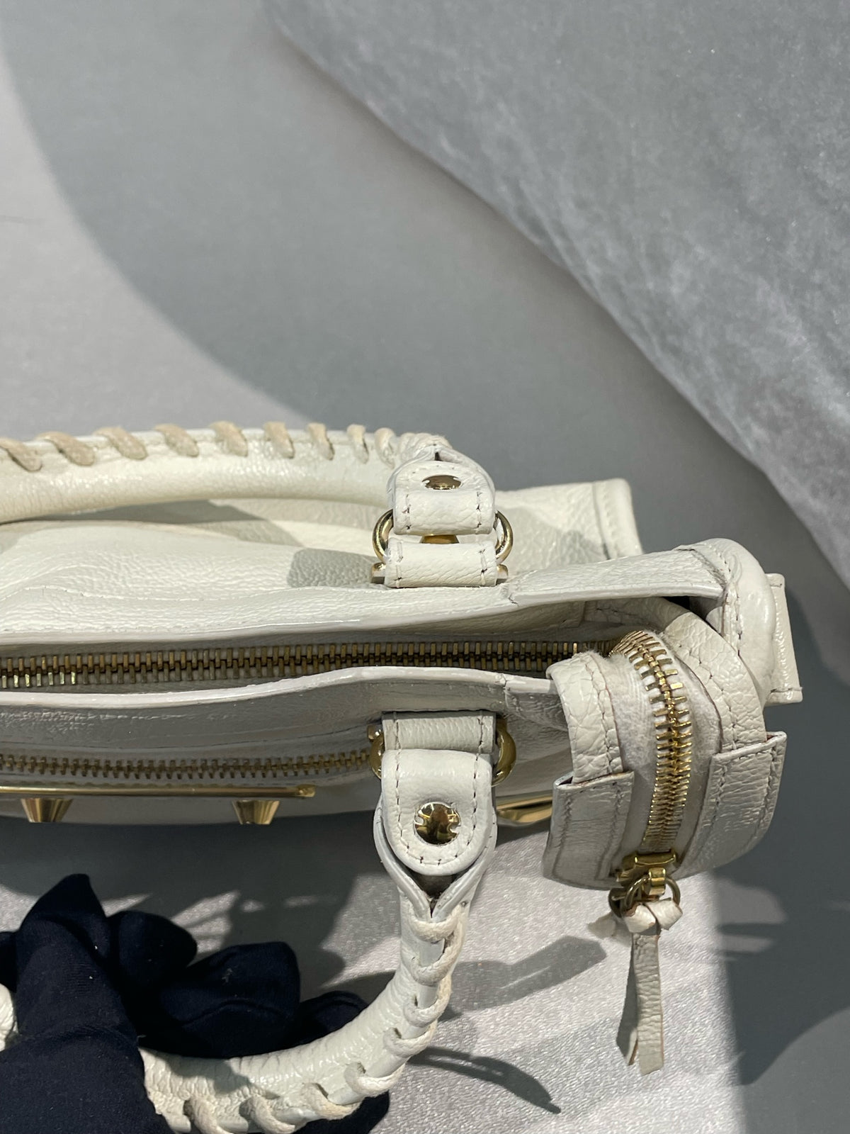 Balenciaga - City Mini - Leather - White - (mini)