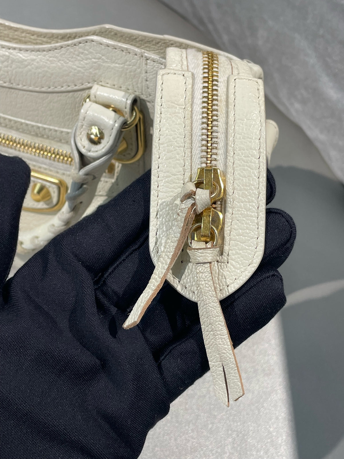 Balenciaga - City Mini - Leather - White - (mini)