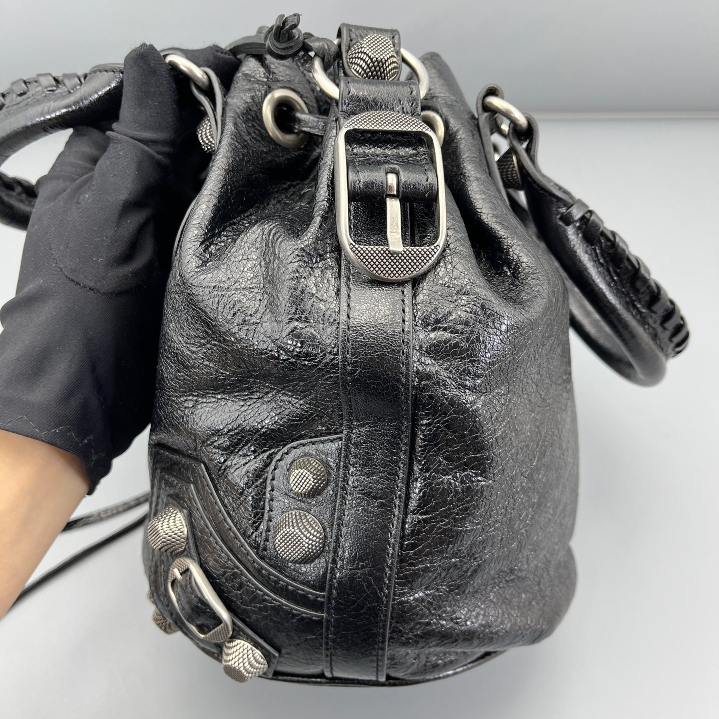 Balenciaga - City Moto Bags - Leather - Black - (Small)