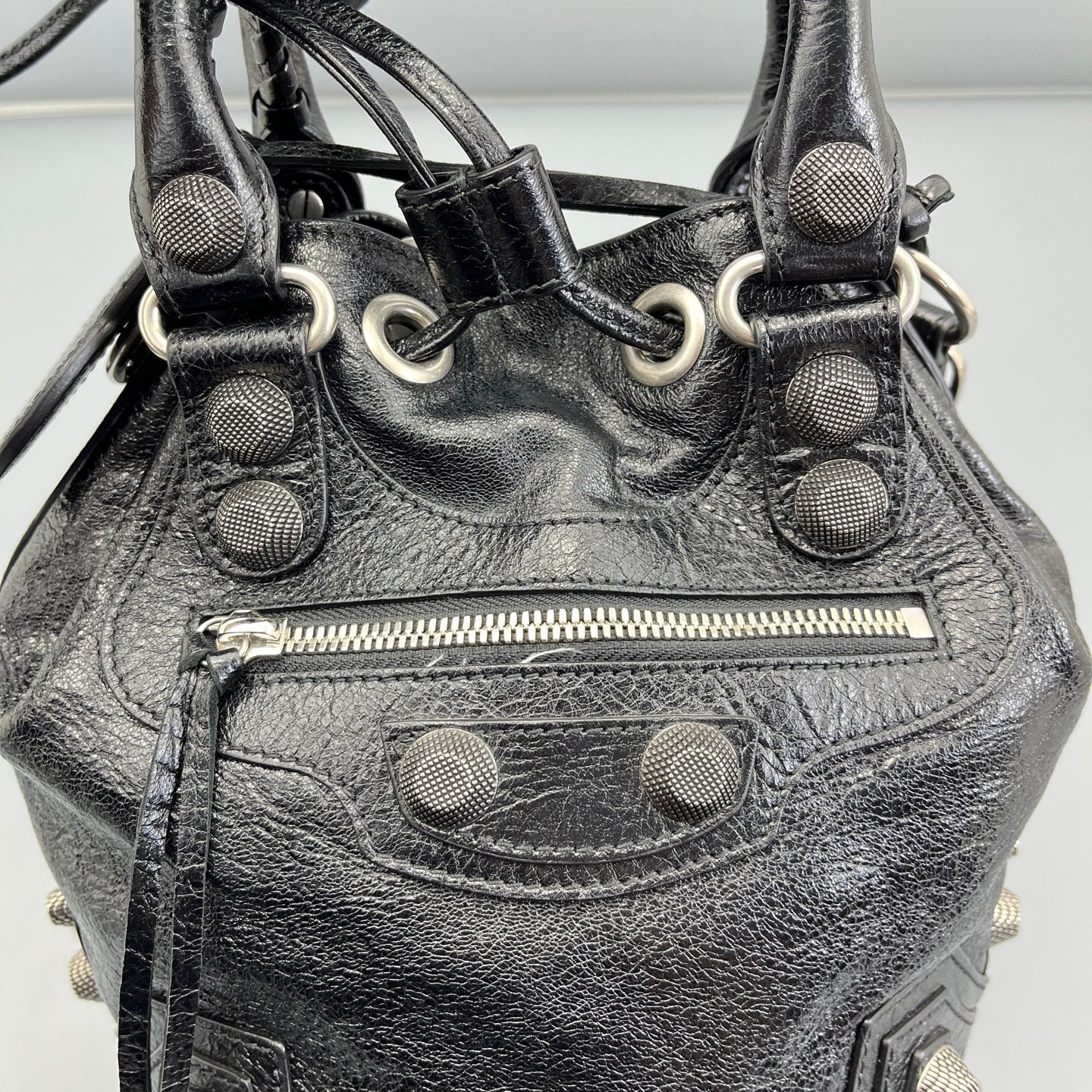 Balenciaga - City Moto Bags - Leather - Black - (Small)