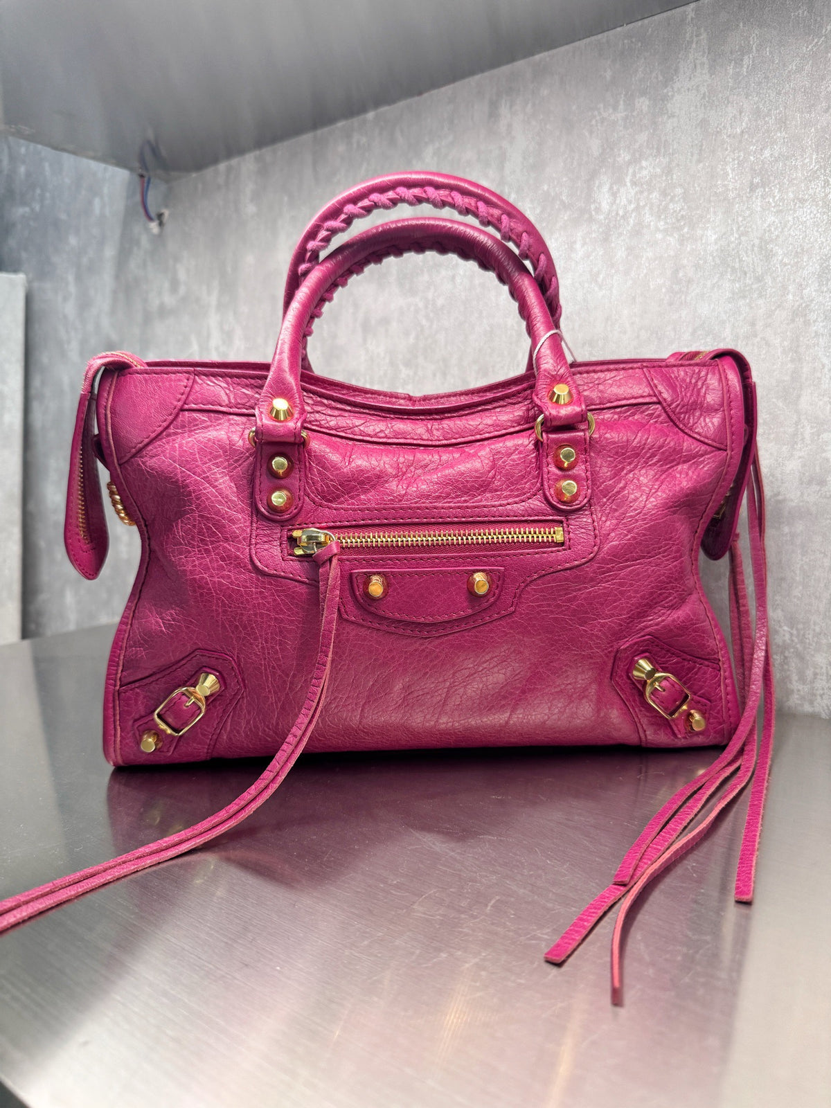 Balenciaga - City Small - Leather - Pink - (small)
