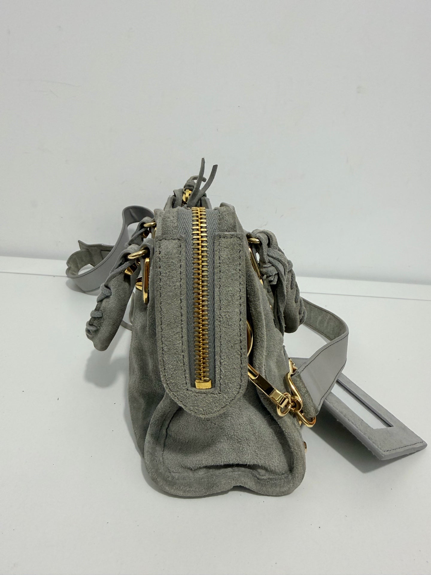 Balenciaga - City - Suede - Grey - (mini)