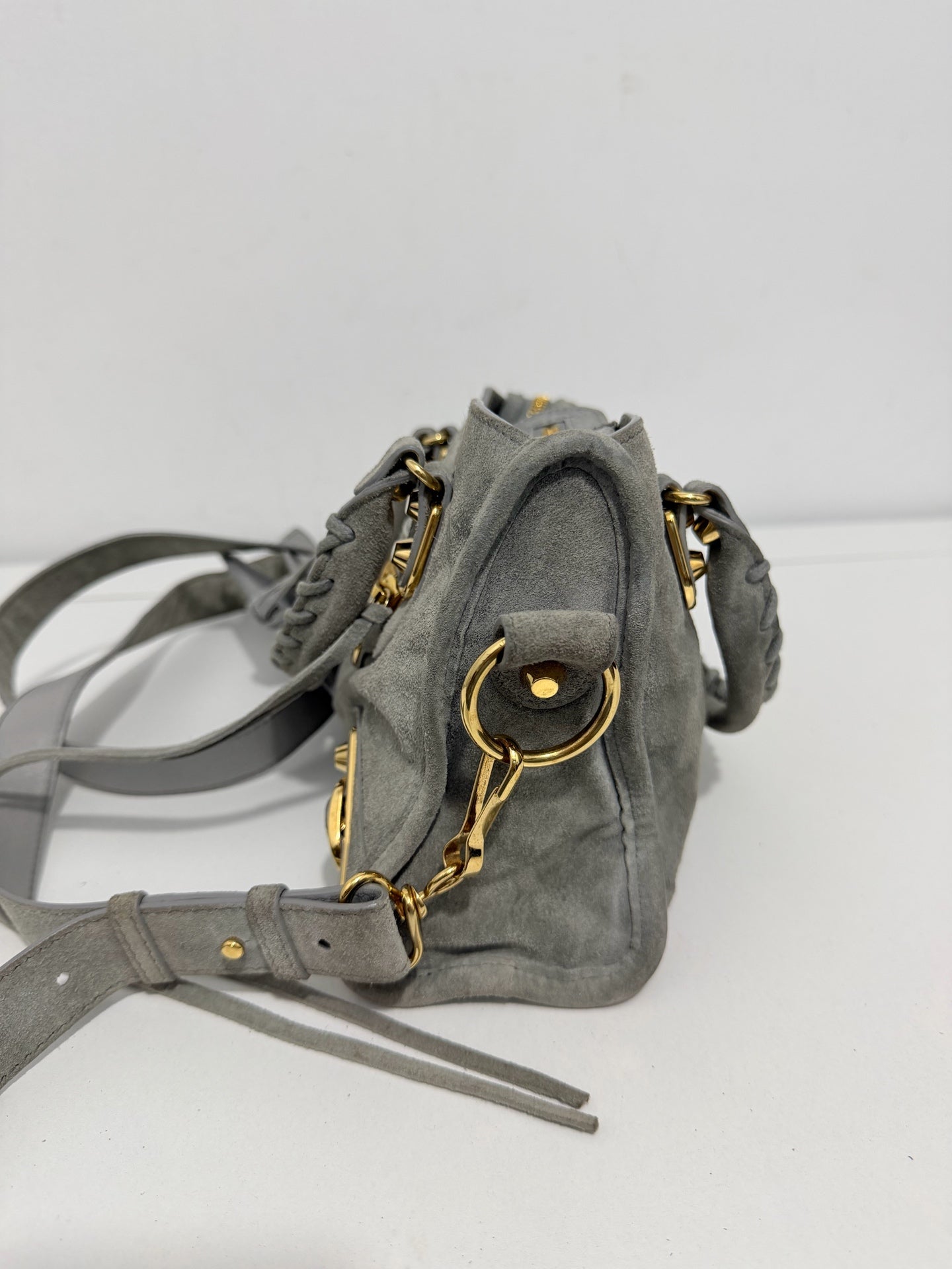 Balenciaga - City - Suede - Grey - (mini)