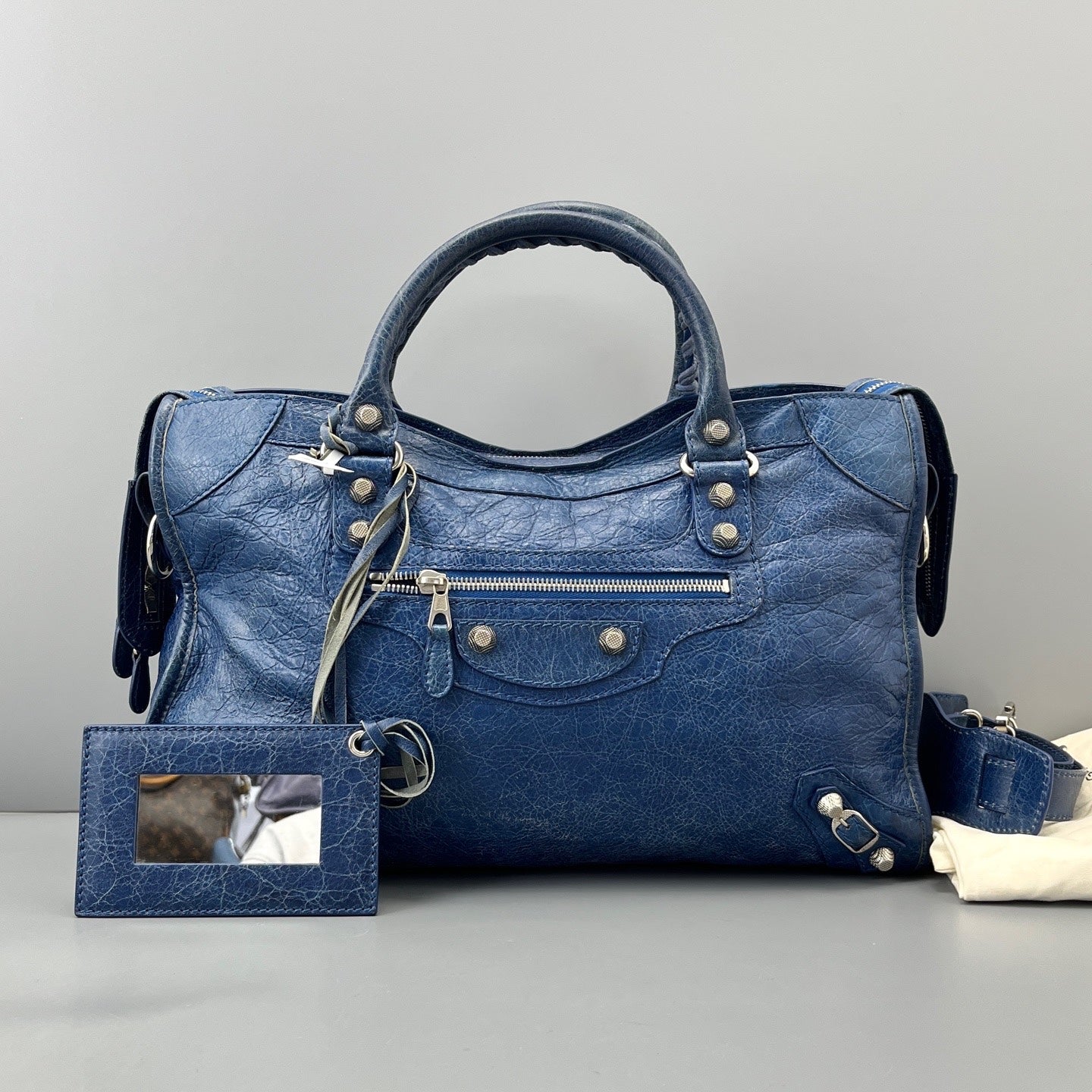 Balenciaga - Classic City - Leather - Blue - (large)