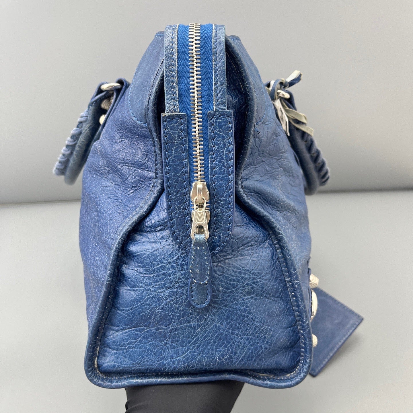 Balenciaga - Classic City - Leather - Blue - (large)