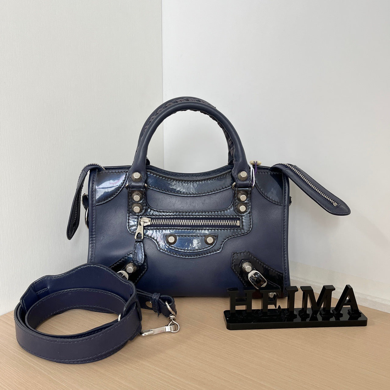 Balenciaga - Classic City - Leather - Blue - (small)