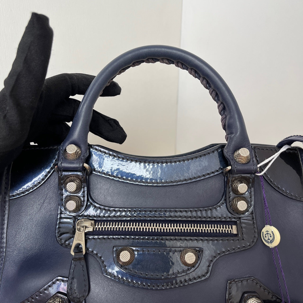 Balenciaga - Classic City - Leather - Blue - (small)