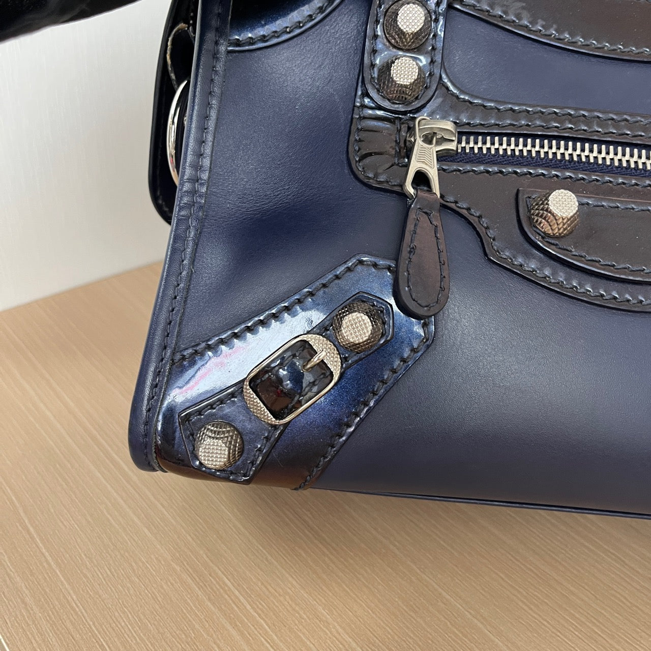 Balenciaga - Classic City - Leather - Blue - (small)