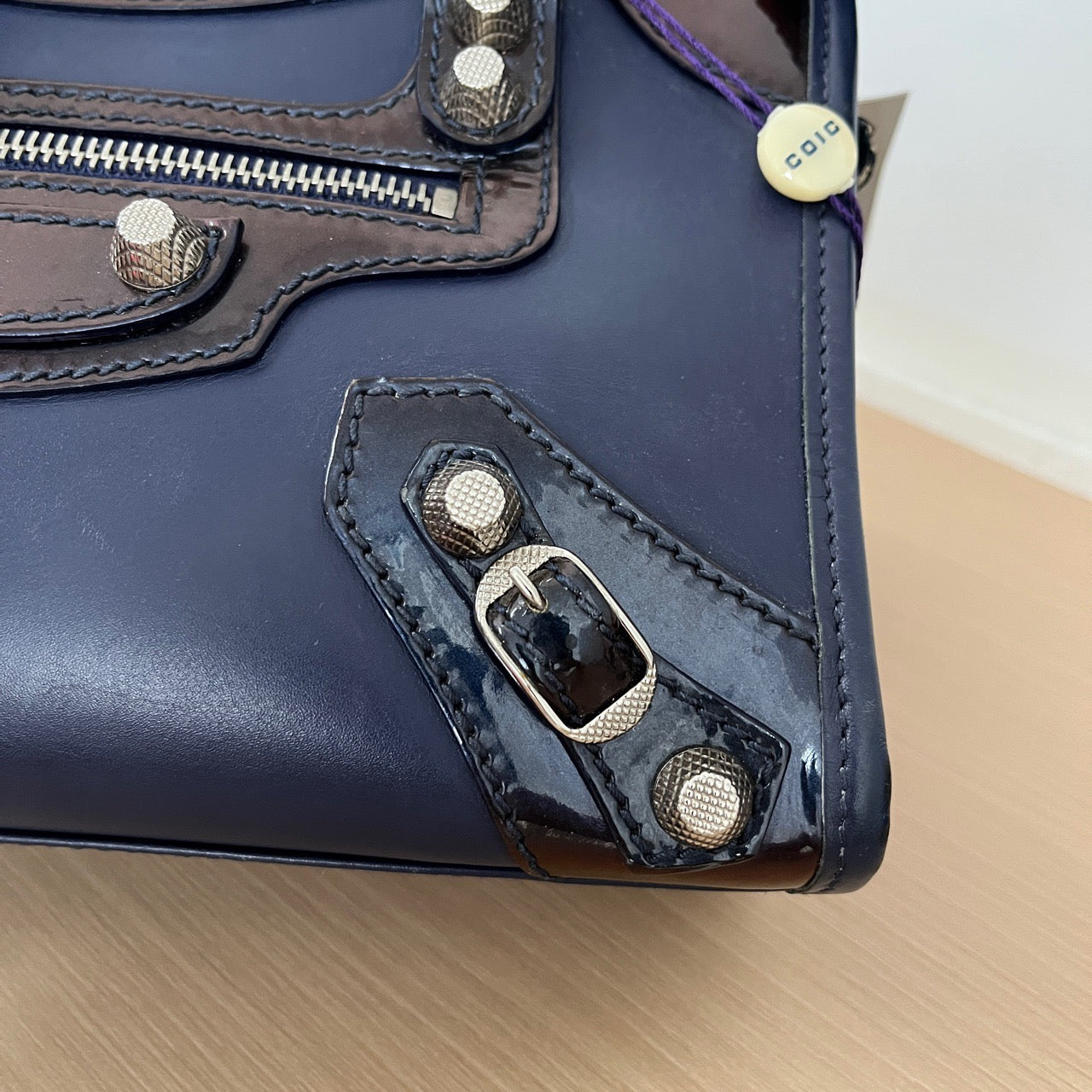 Balenciaga - Classic City - Leather - Blue - (small)