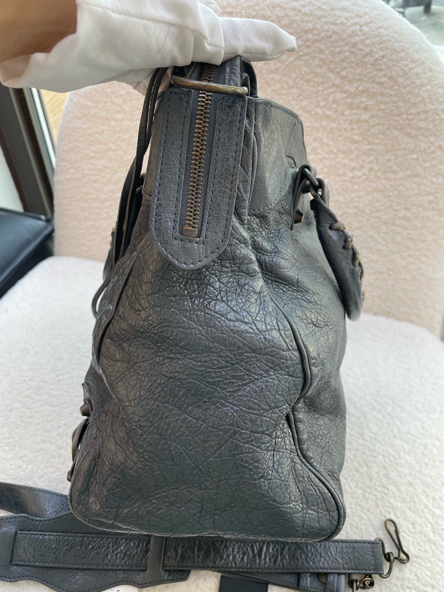 Balenciaga - Classic City - Leather - Grey - (medium)