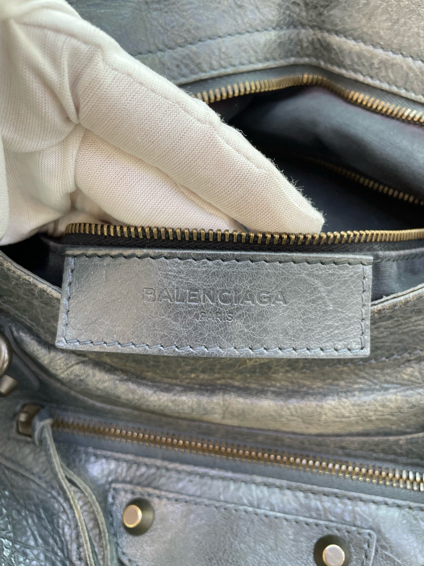Balenciaga - Classic City - Leather - Grey - (medium)