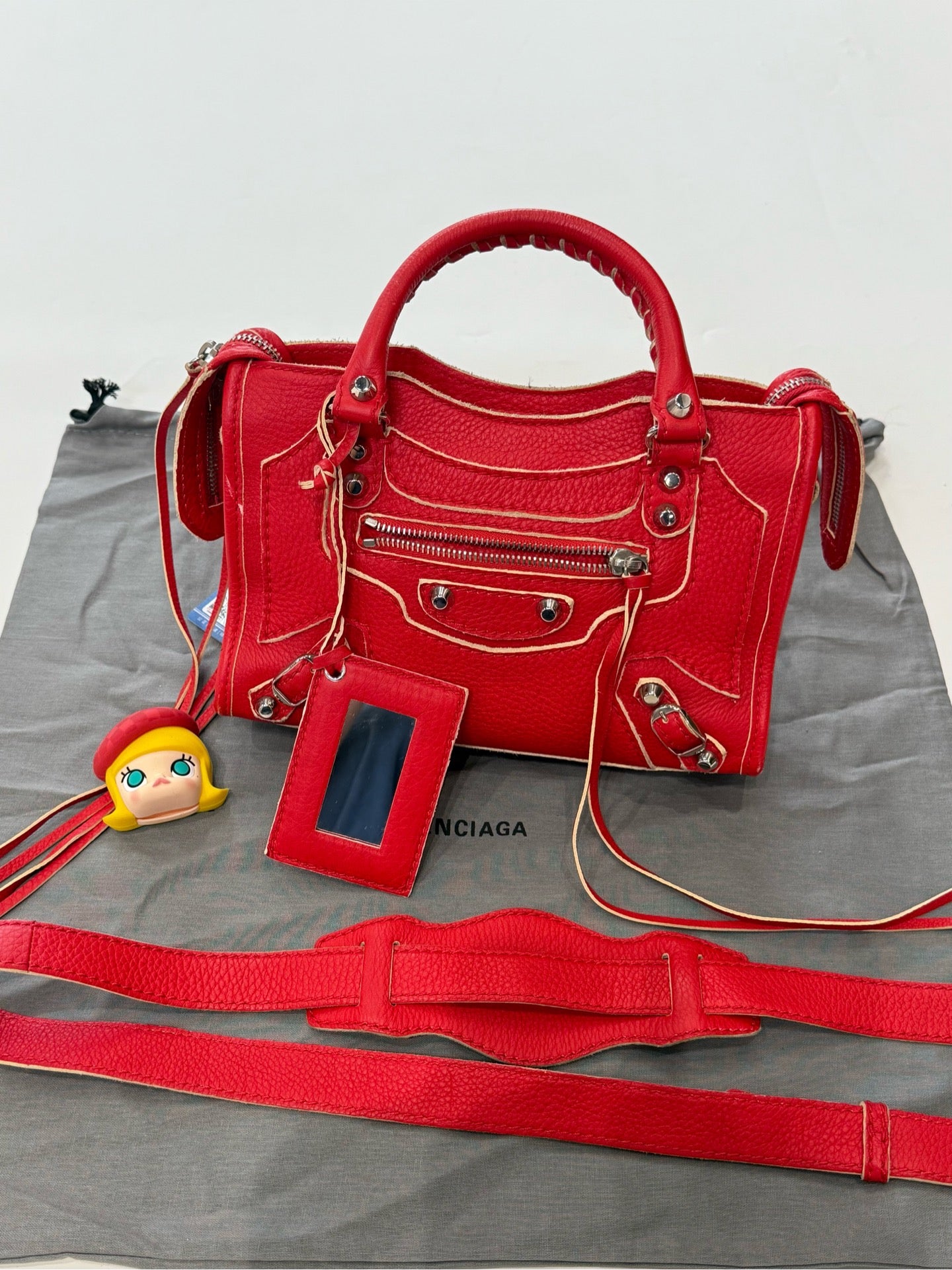 Balenciaga - Classic City - Leather - Red - (mini)