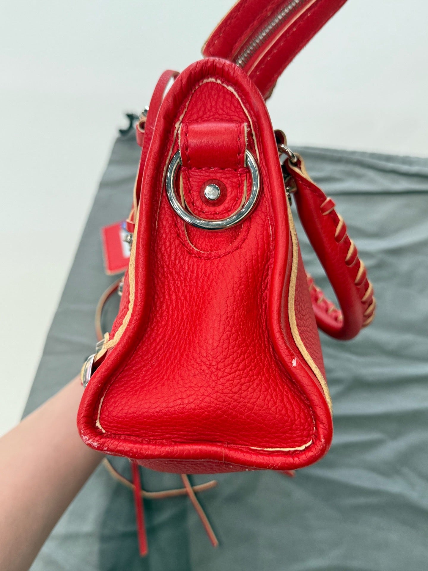 Balenciaga - Classic City - Leather - Red - (mini)