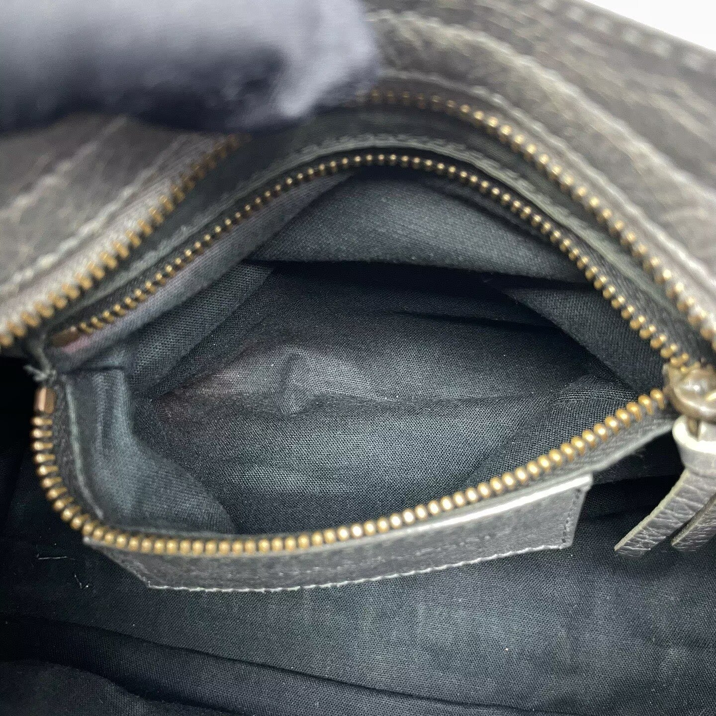Balenciaga - Classic City Mini - Distressed lambskin leather - Grey - (mini)