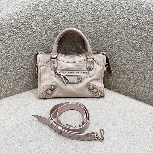 Balenciaga - Classic City Mini - Leather - Pink - (mini)