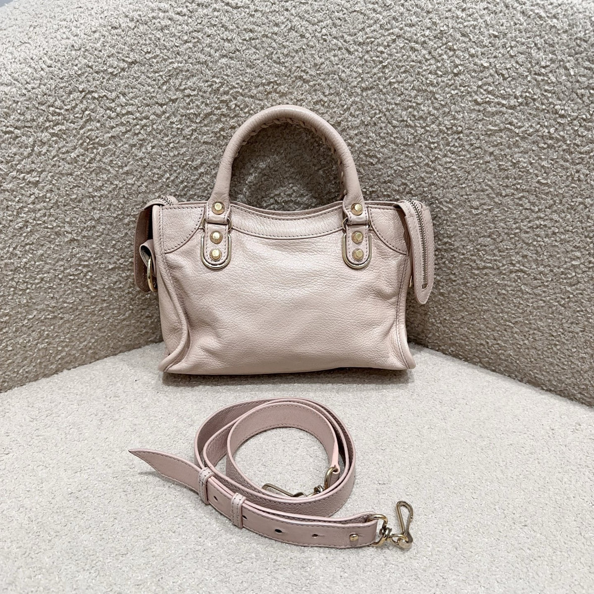 Balenciaga - Classic City Mini - Leather - Pink - (mini)