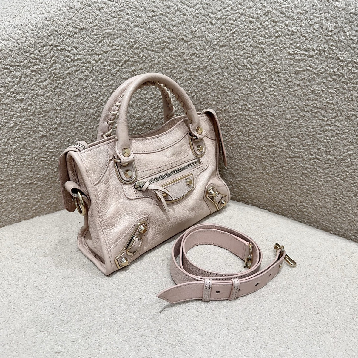 Balenciaga - Classic City Mini - Leather - Pink - (mini)