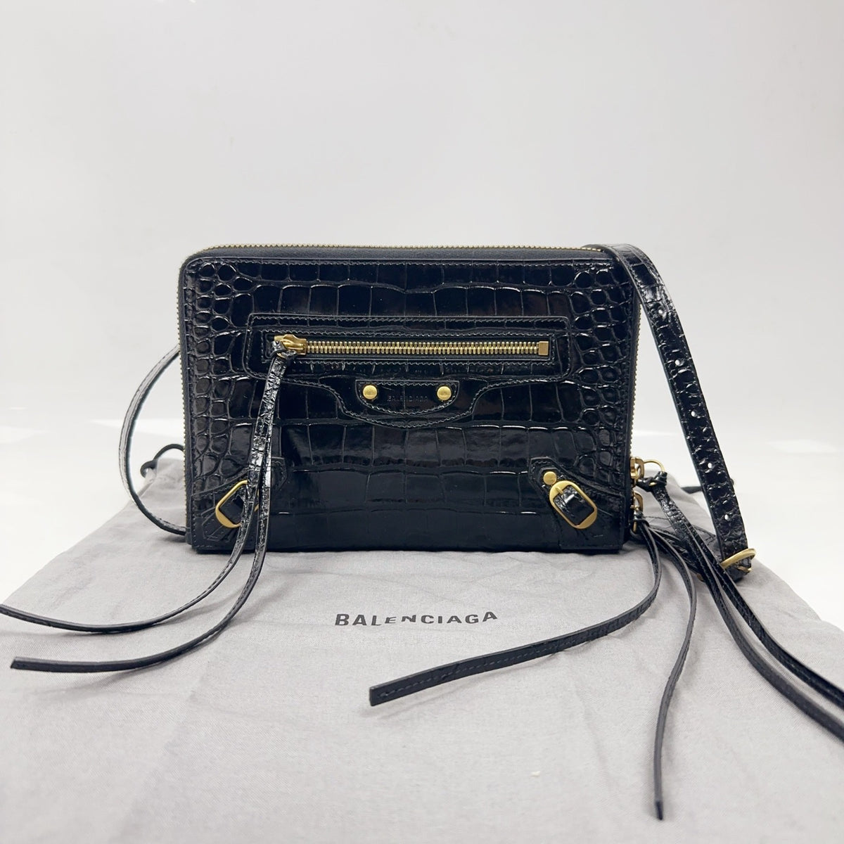 Balenciaga - Classic Hip - Leather - Black - (small)