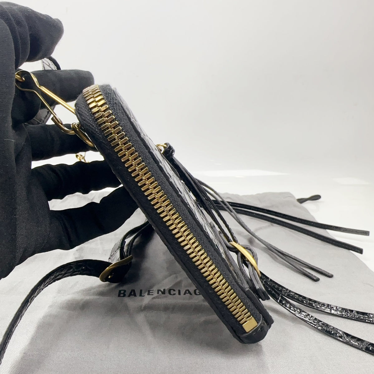 Balenciaga - Classic Hip - Leather - Black - (small)