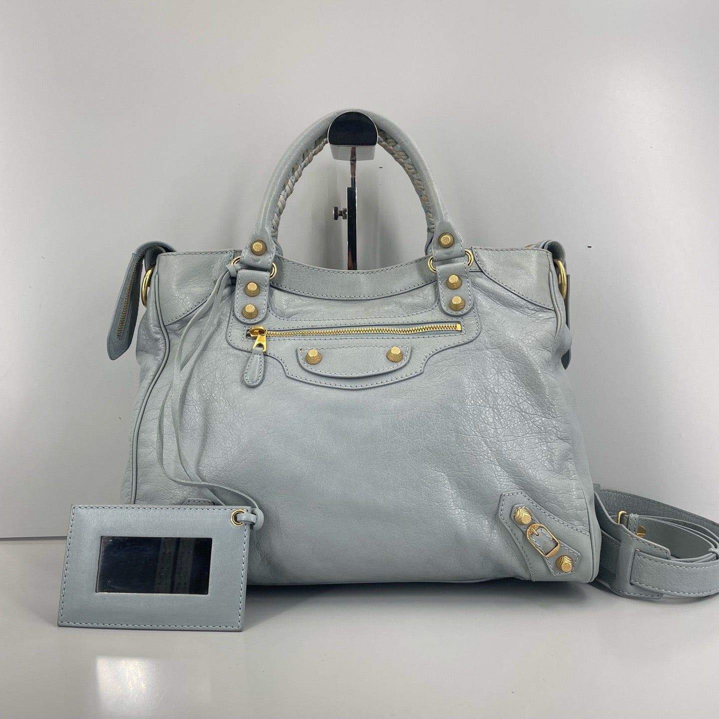 Balenciaga - Classic - Leather - Blue - (medium)