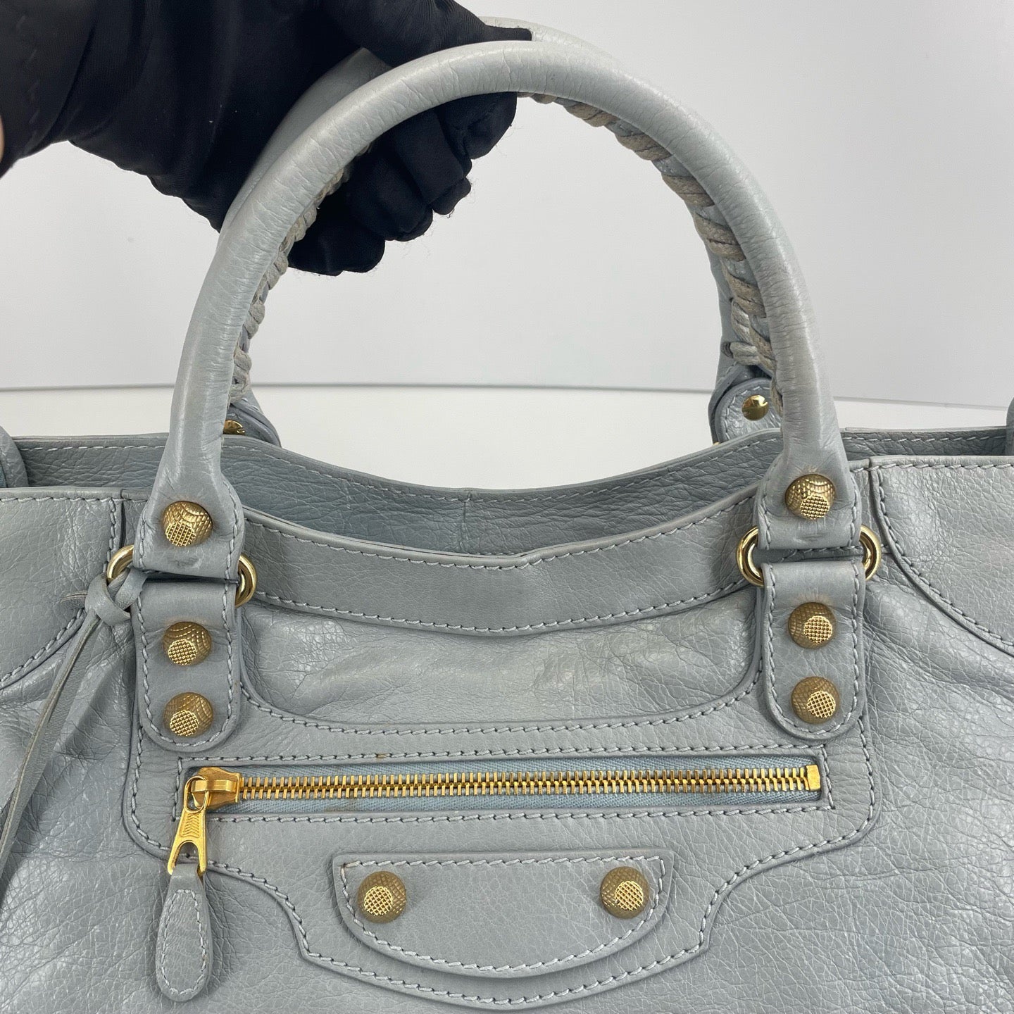 Balenciaga - Classic - Leather - Blue - (medium)
