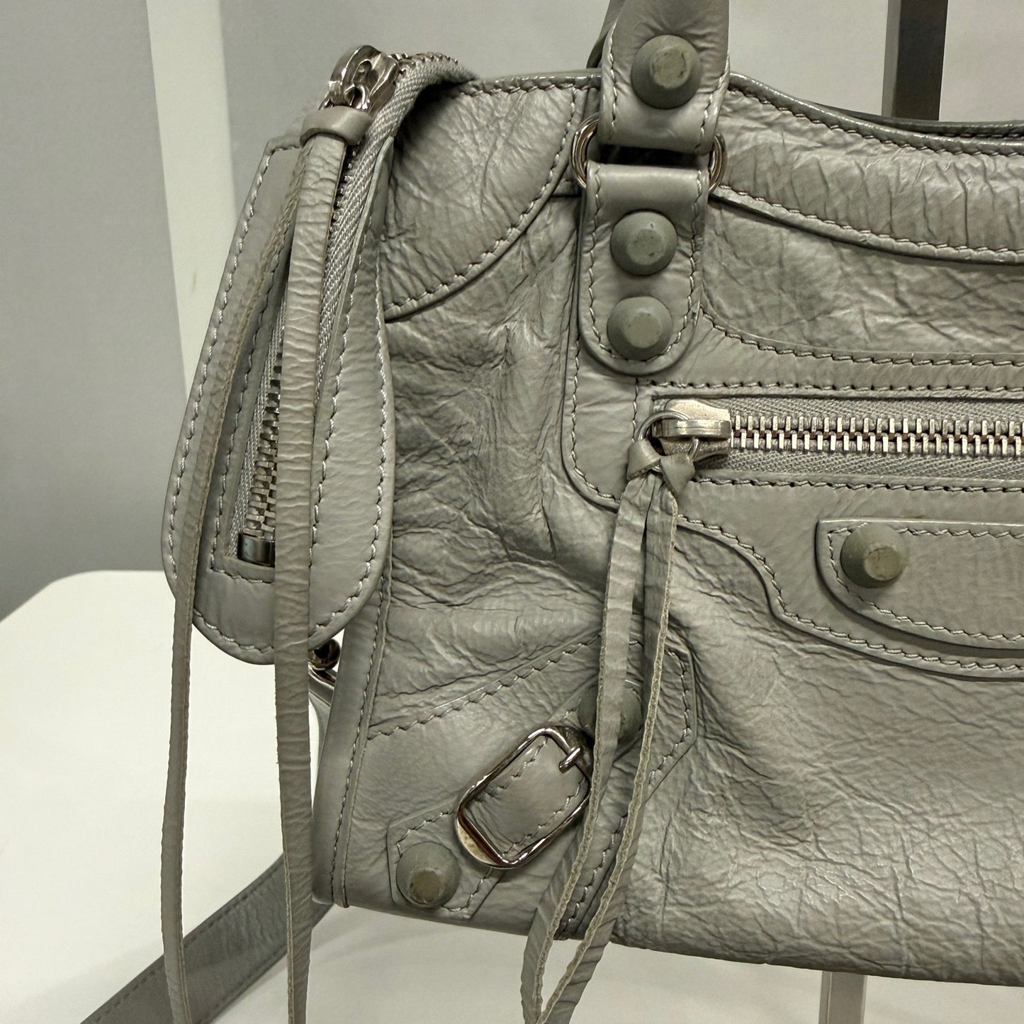 Balenciaga - Classic - Leather - Grey - (mini)