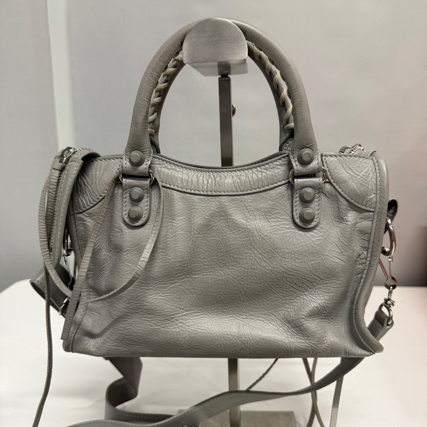 Balenciaga - Classic - Leather - Grey - (mini)
