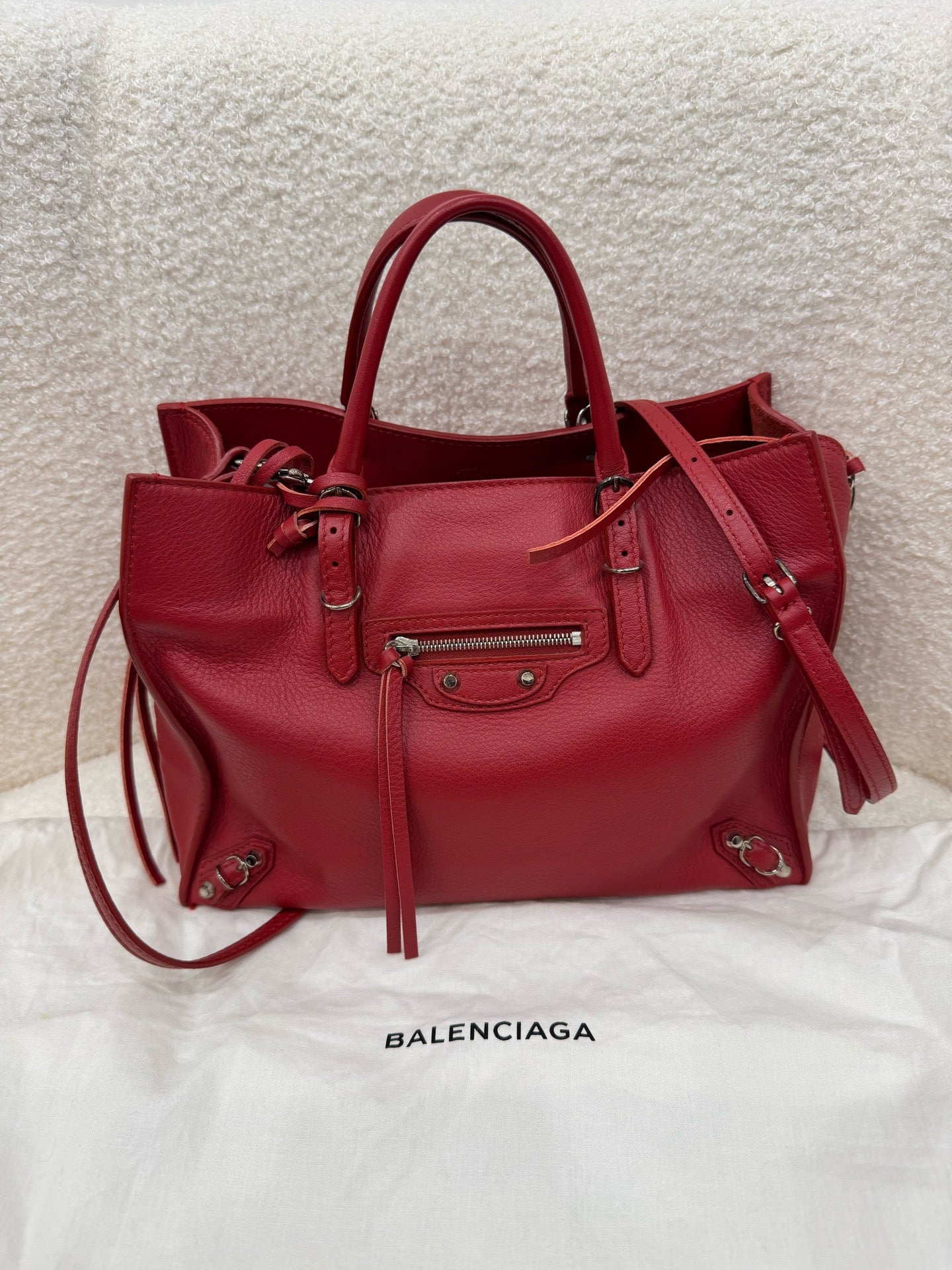 Balenciaga - Classic - Leather - Red - (small)