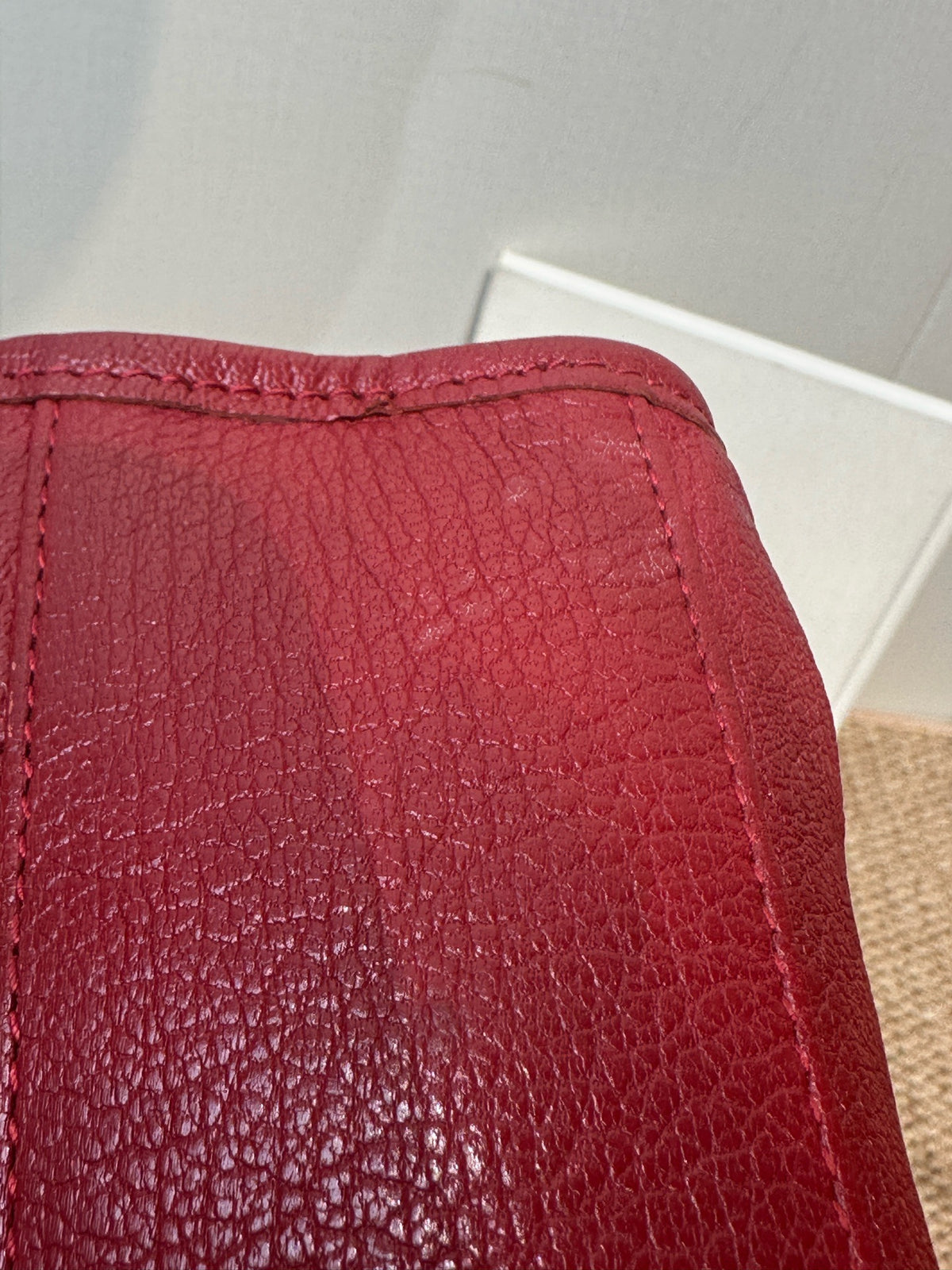 Balenciaga - Classic Motorcycle - Leather - Red