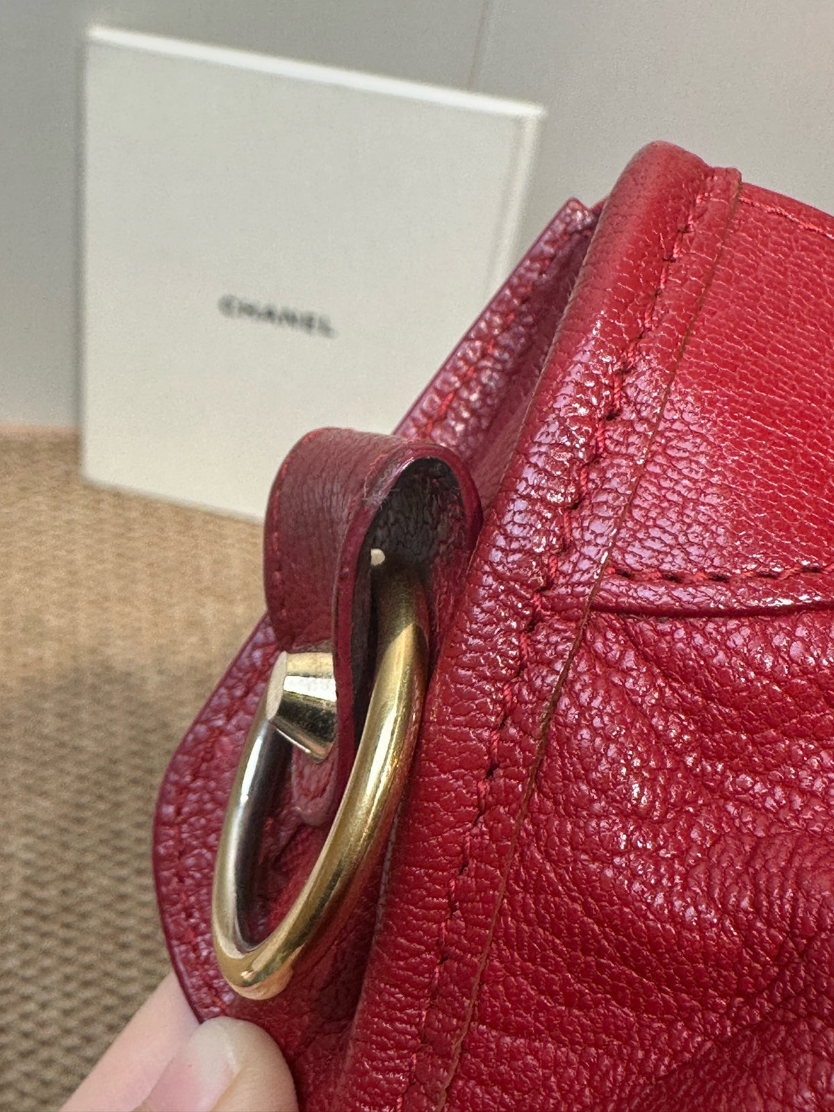Balenciaga - Classic Motorcycle - Leather - Red