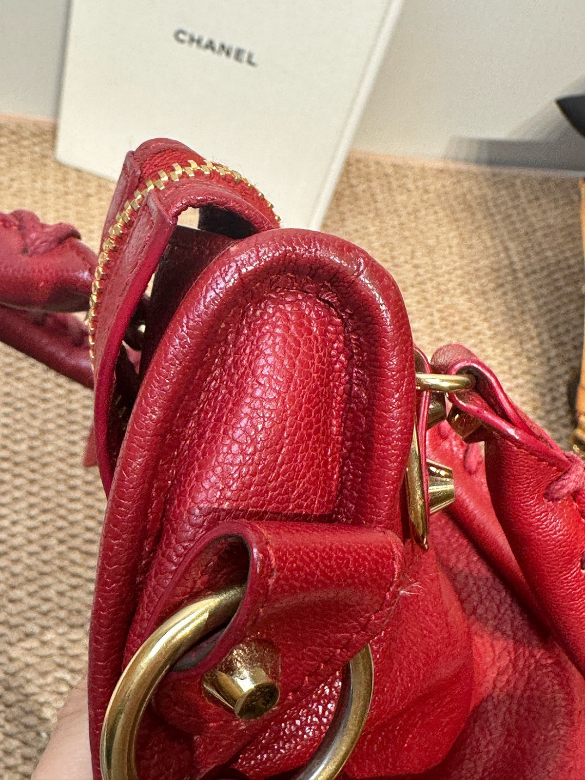 Balenciaga - Classic Motorcycle - Leather - Red