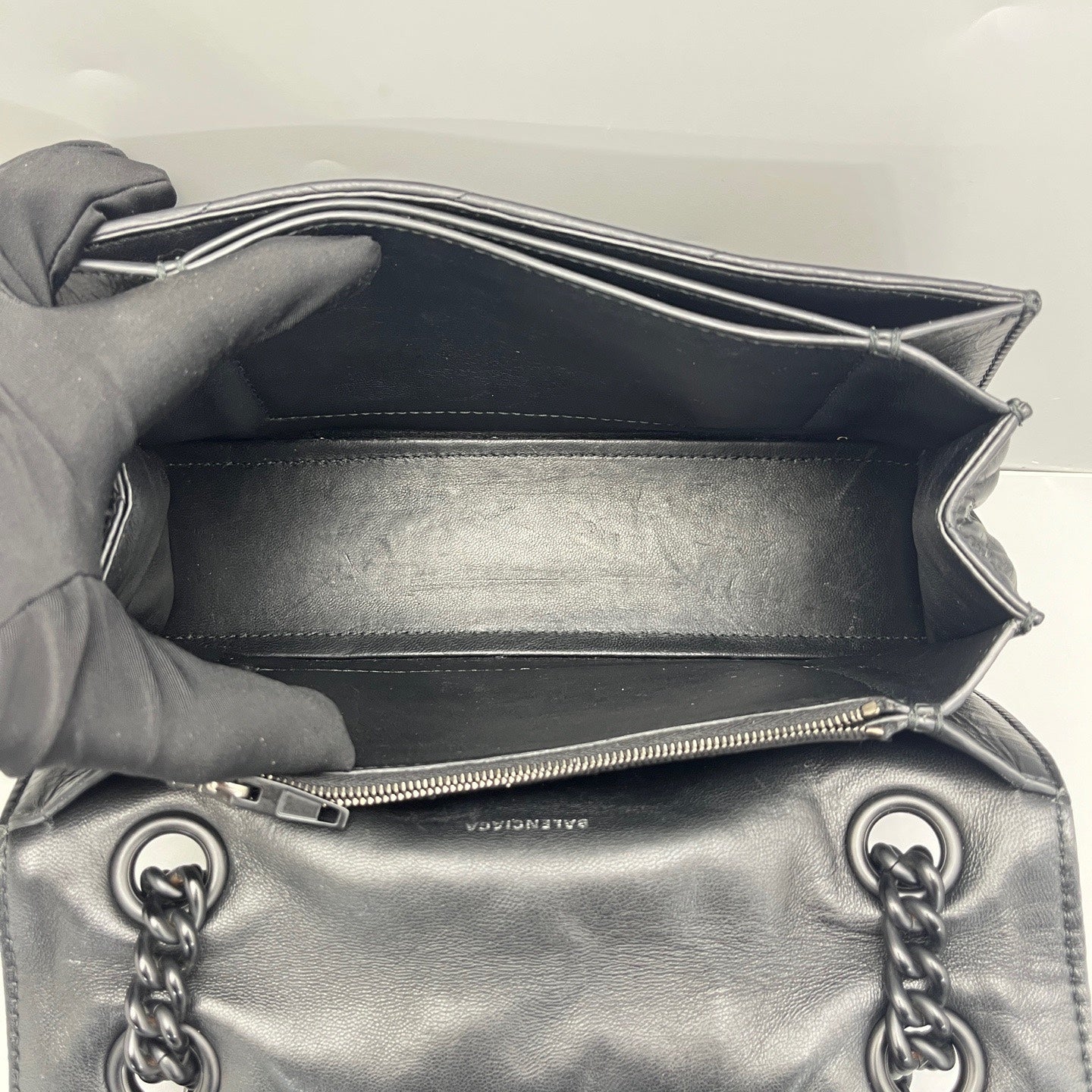 Balenciaga - Crush - Leather - Black