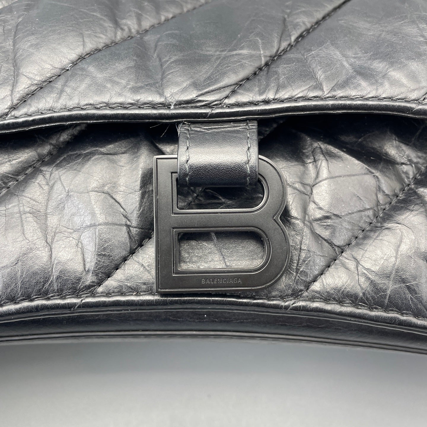 Balenciaga - Crush - Leather - Black