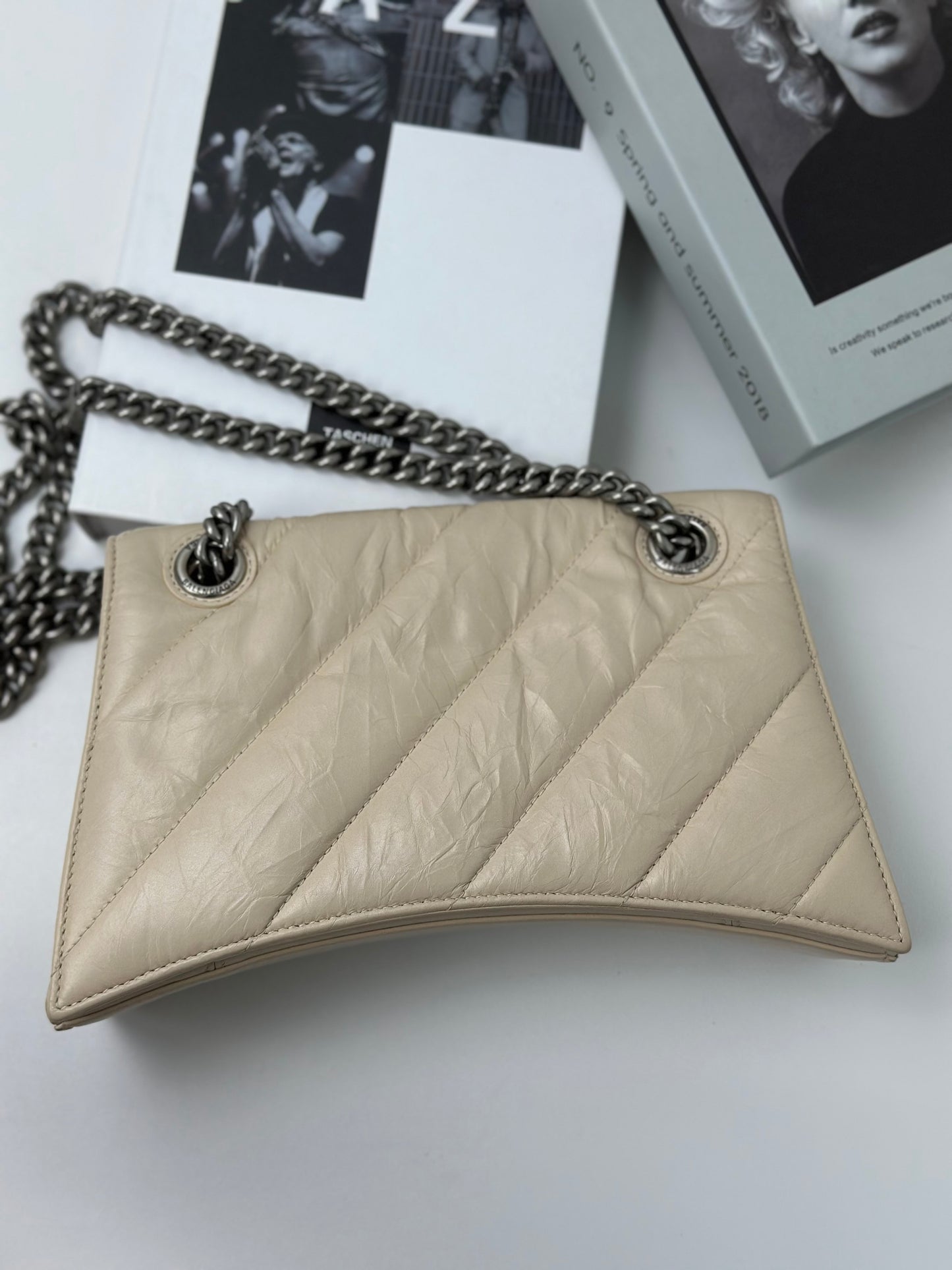 Balenciaga - Crush - Leather - Beige - (mini)