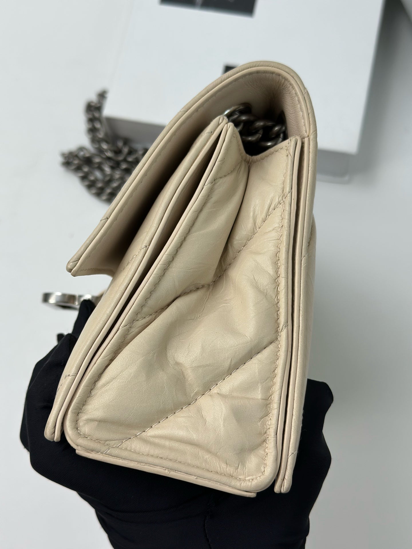 Balenciaga - Crush - Leather - Beige - (mini)