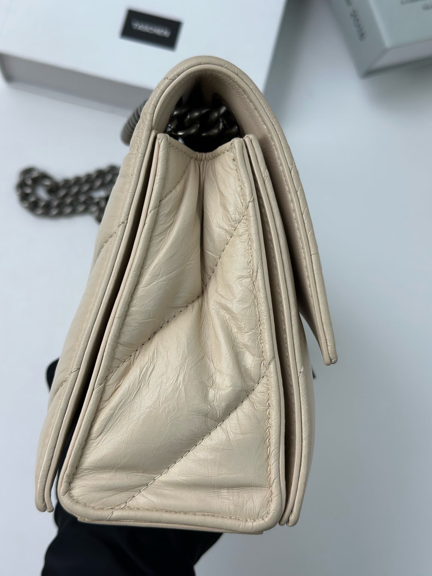 Balenciaga - Crush - Leather - Beige - (mini)