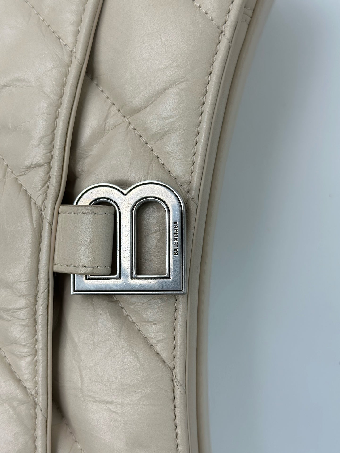 Balenciaga - Crush - Leather - Beige - (mini)