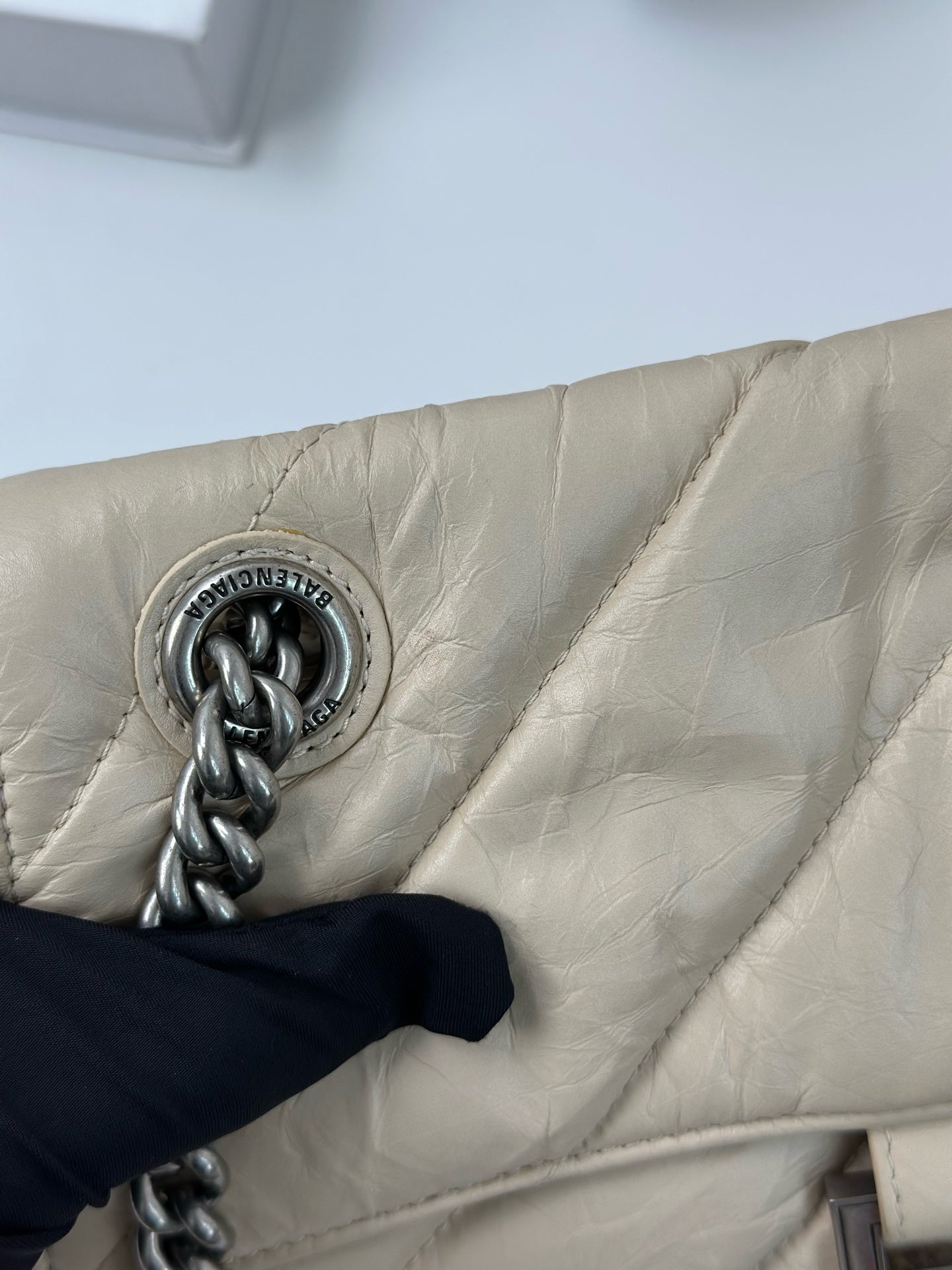Balenciaga - Crush - Leather - Beige - (mini)