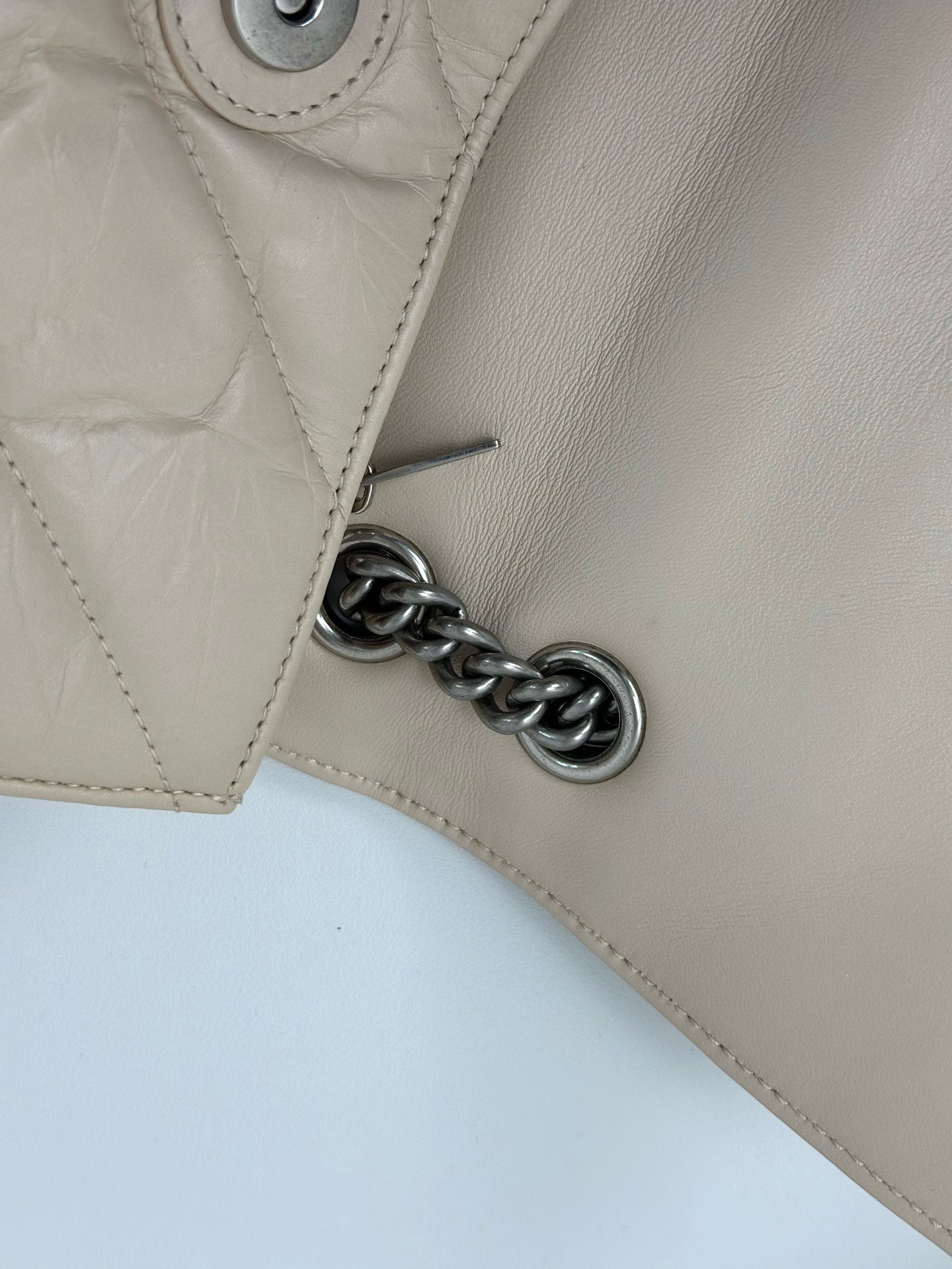 Balenciaga - Crush - Leather - Beige - (mini)