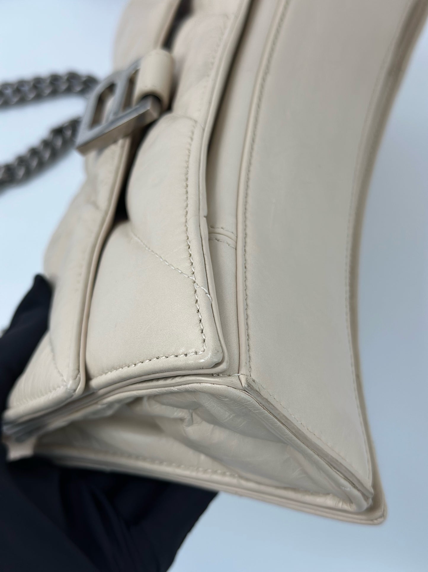 Balenciaga - Crush - Leather - Beige - (small)